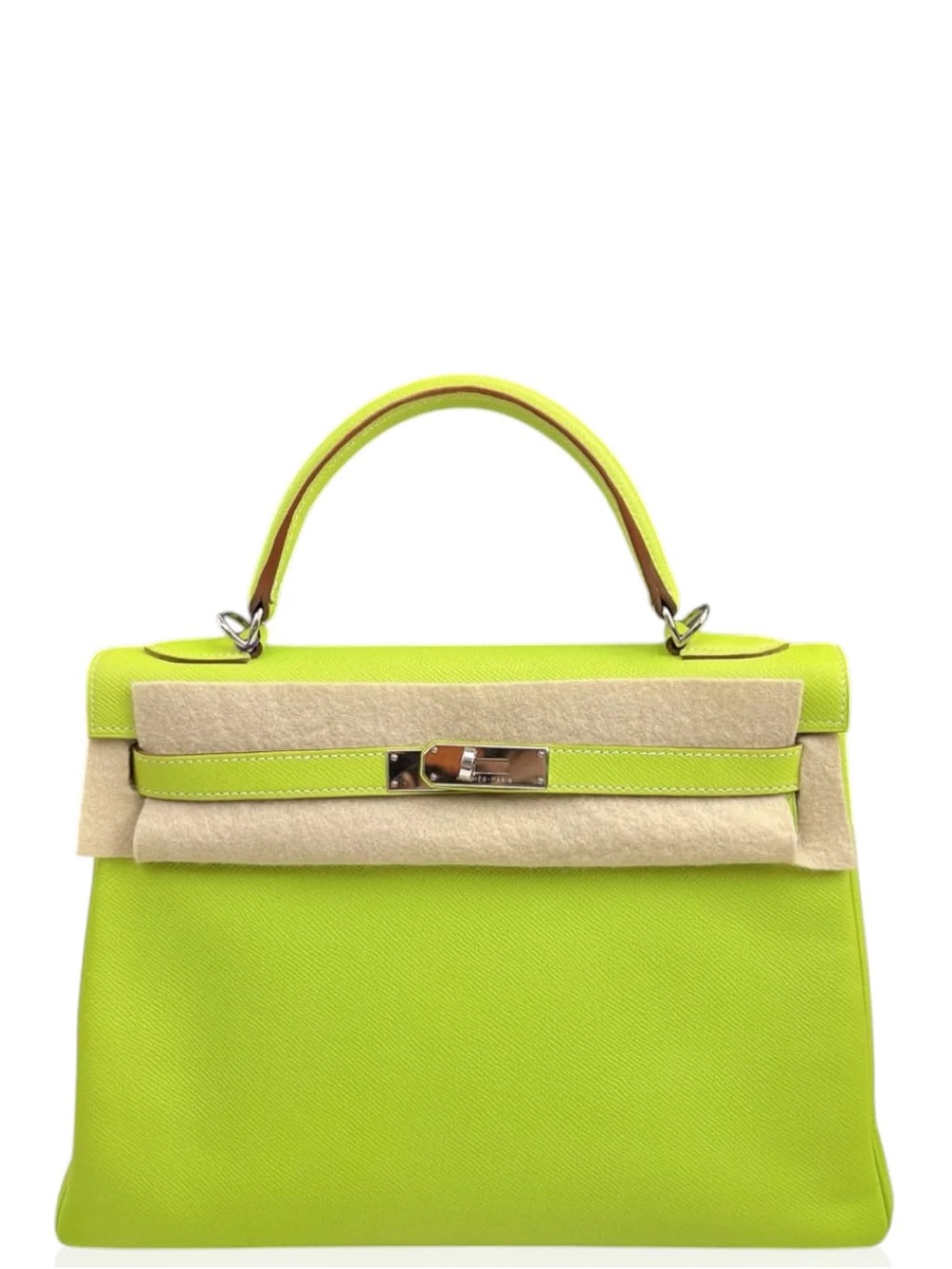 H Kelly 25 Retourne candy edition limited edition green neon kiwi Togo PHW